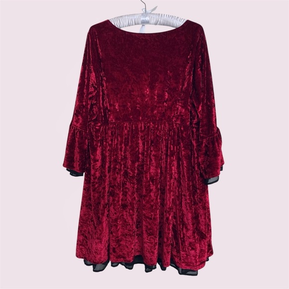 Torrid Crushed Velvet Dress - Picture 8 of 8